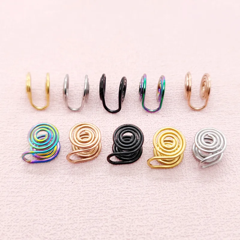 Серьги-Клипсы из нержавеющей стали в стиле панк для мужчин и женщин клипсы с