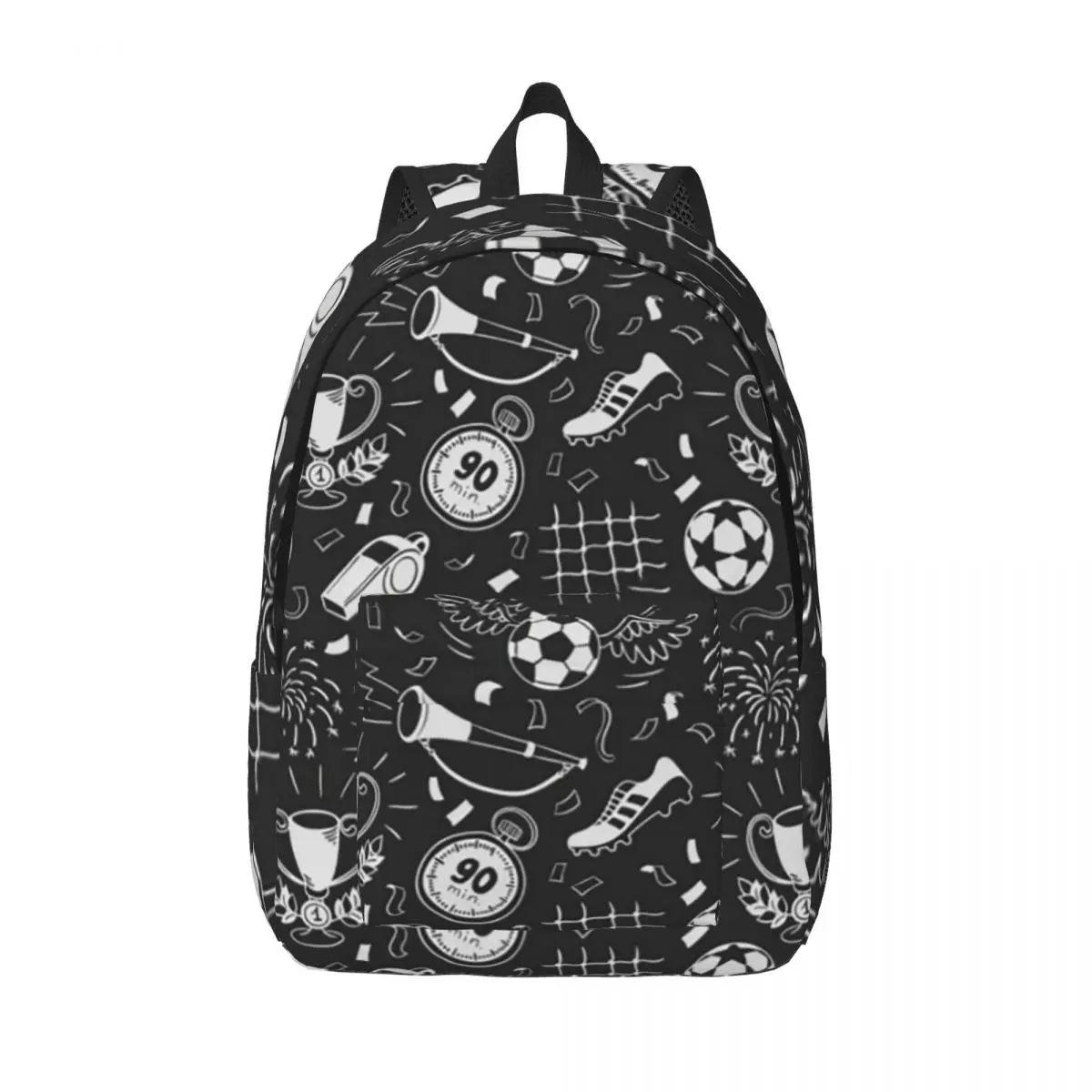 

Custom Soccer Football Sport PatternTravel Backpack College Book Bag for Men Women Lightweight Casual Should Bags for Outdoor