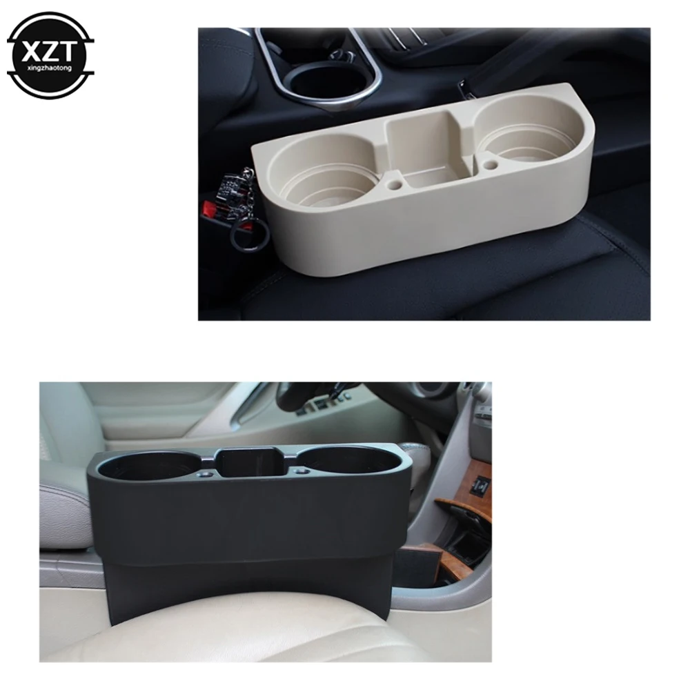 

Car Cup Holder Auto Seat Gap Water Cup Drink Bottle Can Phone Keys Organizer Storage Holder Stand Car Storage Box