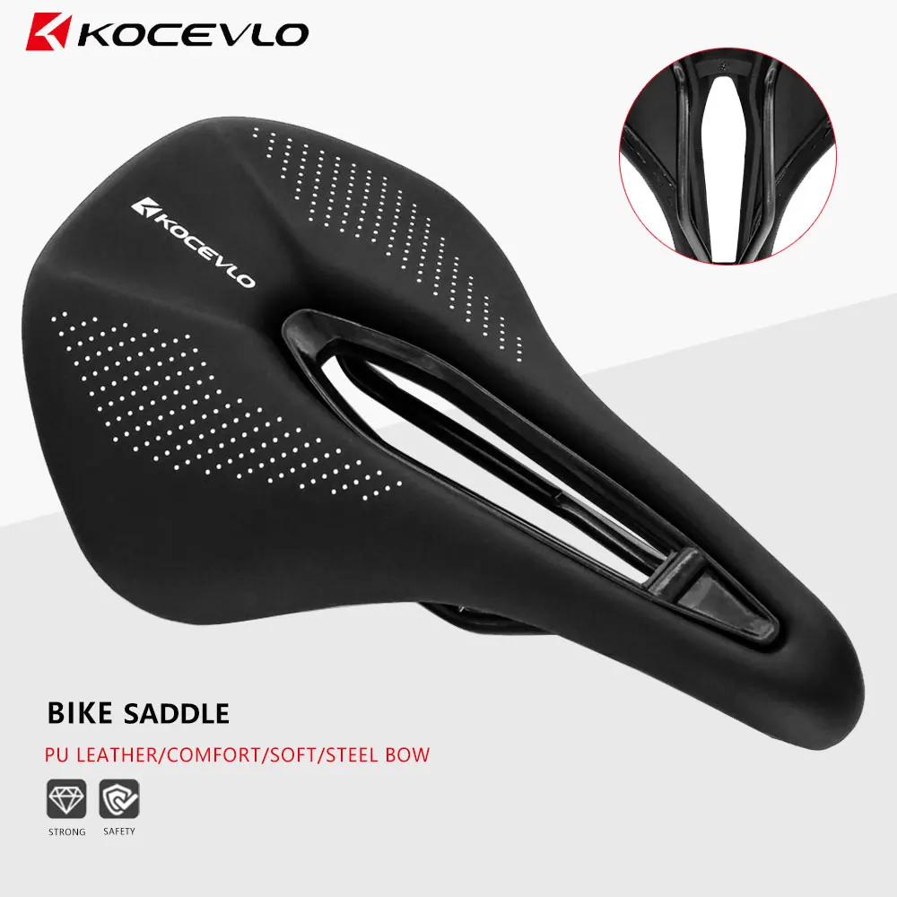 

KOCEVLO Велосипедное Сиденье седло Mtb дорожный велосипед стальные седла горный велосипед гоночный седло Pu дышащая мягкая удобная подушка
