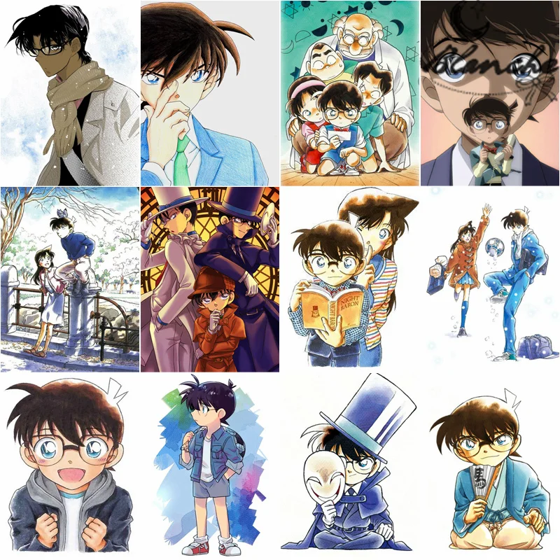 

Аниме Meitantei Conan алмазная живопись искусство Conan Shinichi Ran вышивка мозаика Стразы Вышивка крестиком Гостиная домашний декор
