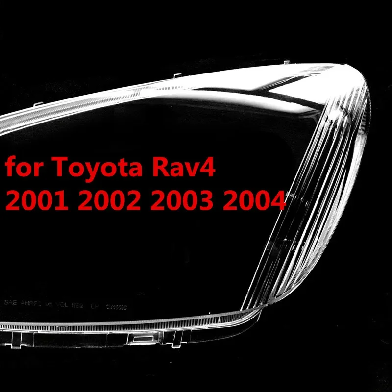 Фото HTTCY     Крышка фар автомобиля, прозрачный абажур, стекло линзы для Toyota Rav4 2001 2002 2003 2004 №3