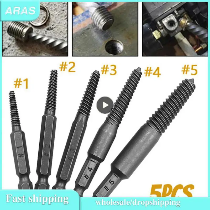 

1~10PCS Screw Extractor Universal Easy Out Bolt Removal Hex Shank And Spanner Creative For Broken Hand Tool