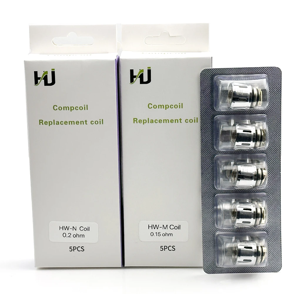 

5 шт./коробка HW катушка N Ом HW M Ом Сменная Головка Катушки для ELLO Duro Tank Ijust 3 комплект