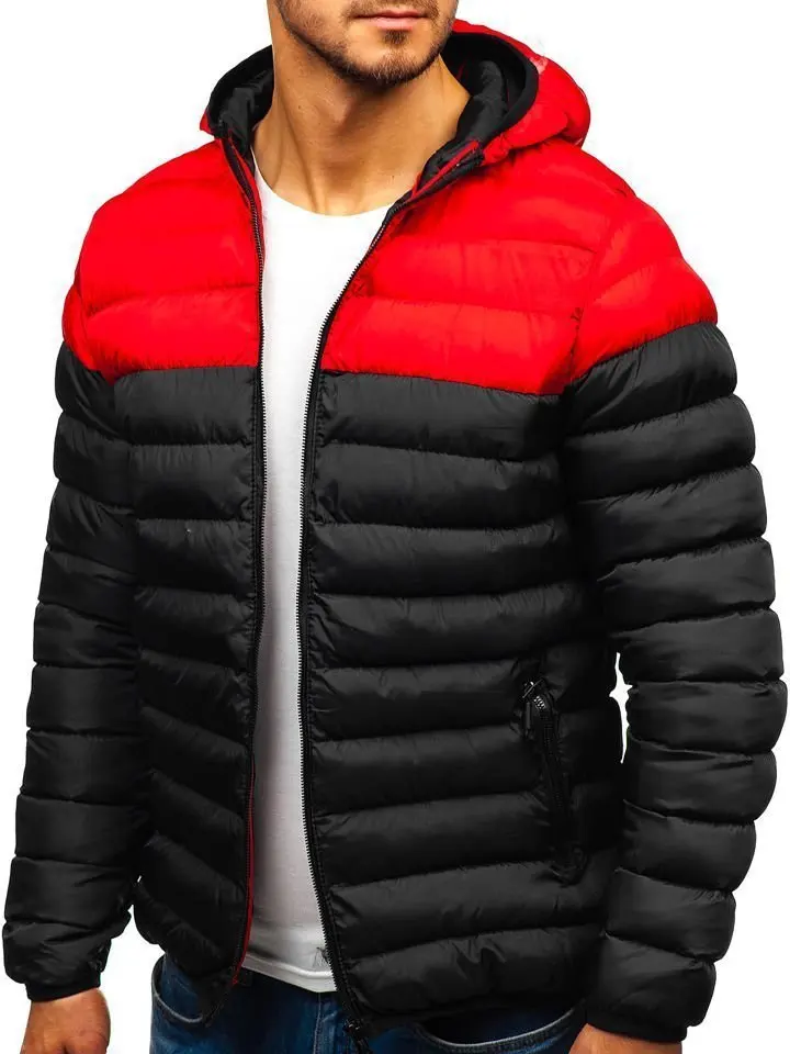 Cotton-padded jacket men autumn winter year new padded jacket thickened trend cotton-padded jacket boys winter coat
