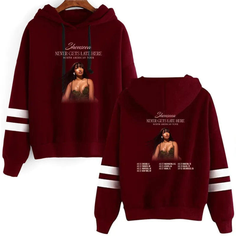 Толстовка Shenseea Merch Around the World Tour 2025 толстовка с длинными рукавами и карманами