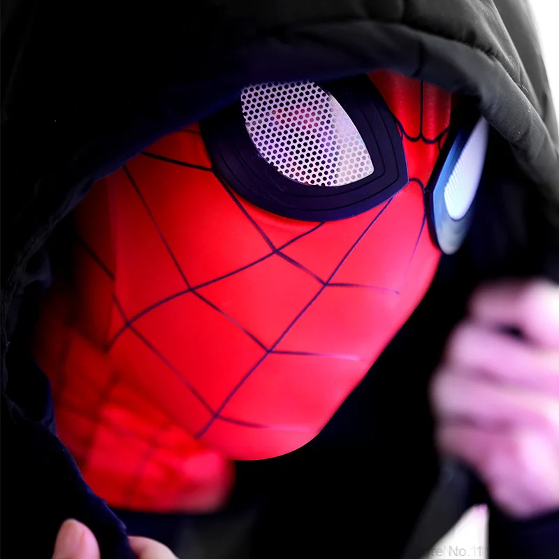 

Spiderman Cosplay Masks Marvel For Women Men Children Peter Parker Spider Man Figures Movie Hood Headgear Toys Christmas Gift