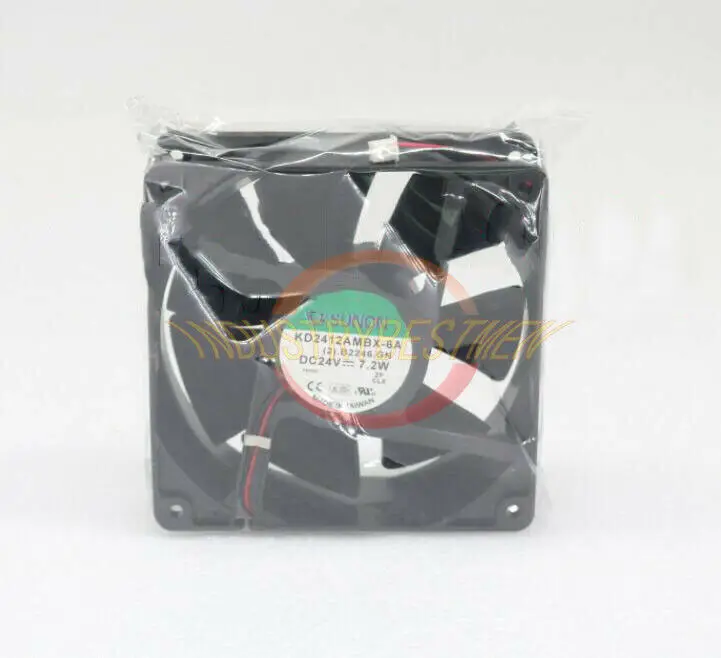 Один SUNON KD2412AMBX-6A 12 см инвертор с двумя шариковыми вентиляторами охлаждения 24 В 7,2 Вт