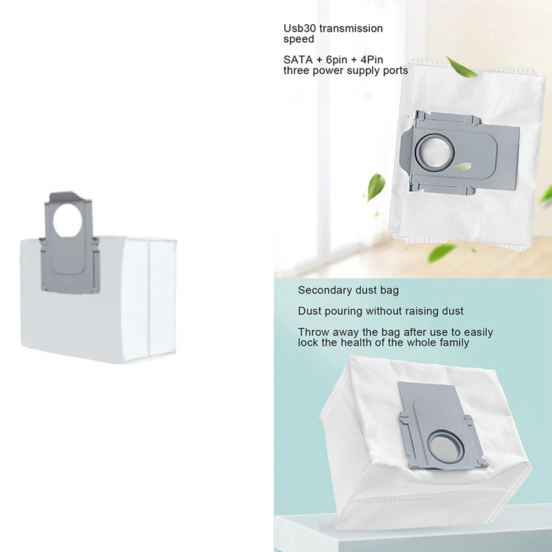 

Dust Bag Accessories For Xiaomi Roborock Q7 Max / Q7 Max+/ T8 Robot Vacuum Cleaner Dust Bin Spare Parts Dust Box