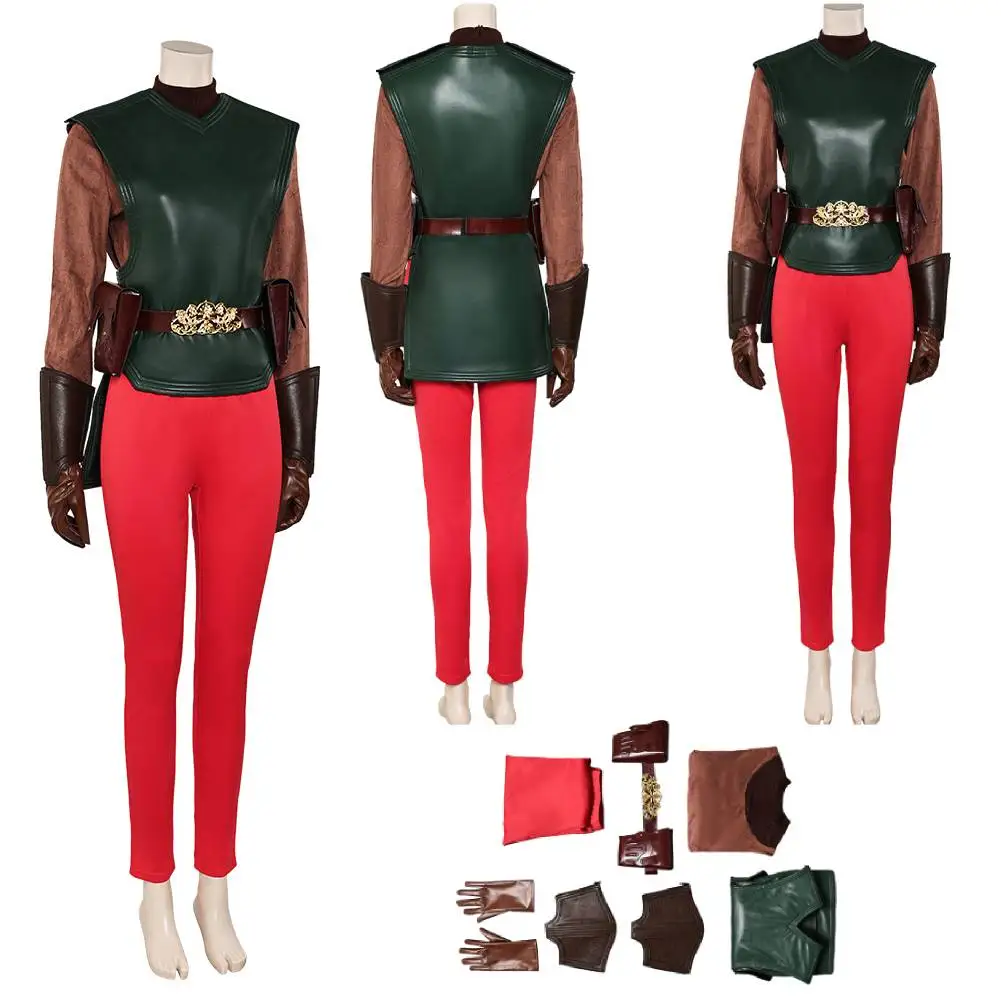 Костюм для косплея Padme Cos Amidala Женский яркий костюм взрослых карнавальный на