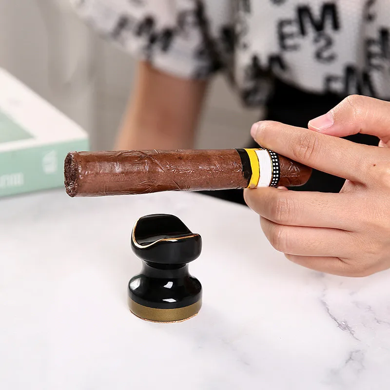 Керамический держатель для сигар подставка пепельница Карманный мини-подставка