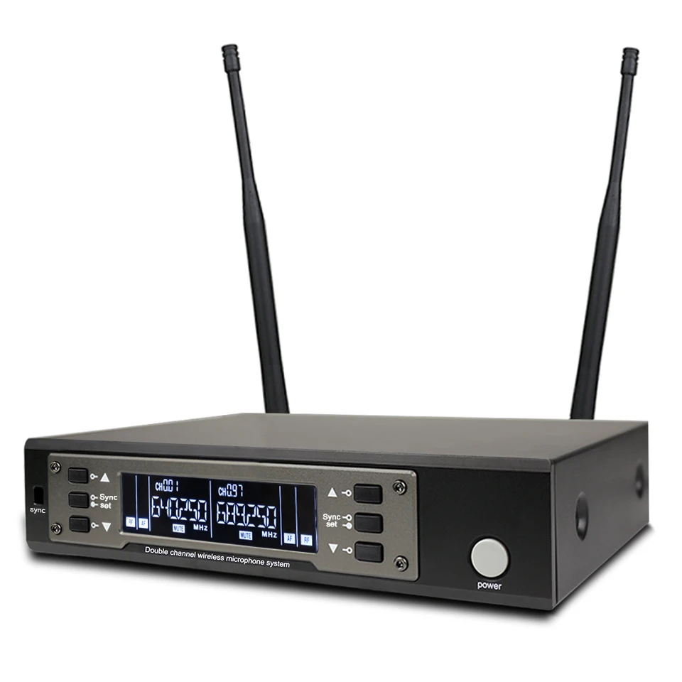 SOMLIMI EW135G4 UHF двухканальный ручной профессиональный беспроводной микрофон для