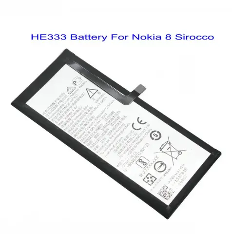1x HE333 3260 мАч Сменный аккумулятор для Nokia 8 Sirocco 8 Sirocco Global Dual SIM 8 Sirocco Global TD-LTE TA-1005