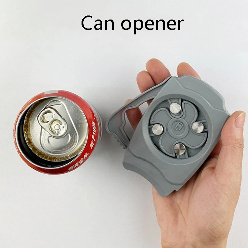 

1PC Portable Can Opener Universal Topless Can Opener The Easiest Safe Hands-Free Can Opener Bottle Opener for Party Bars
