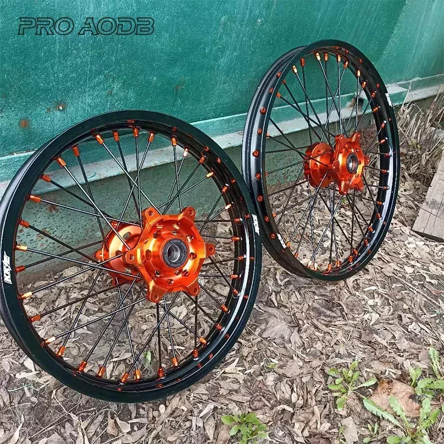 PRO AODB Мотоцикл 36-отверстий Передняя и задняя ступица колеса с ЧПУ Алюминиевая