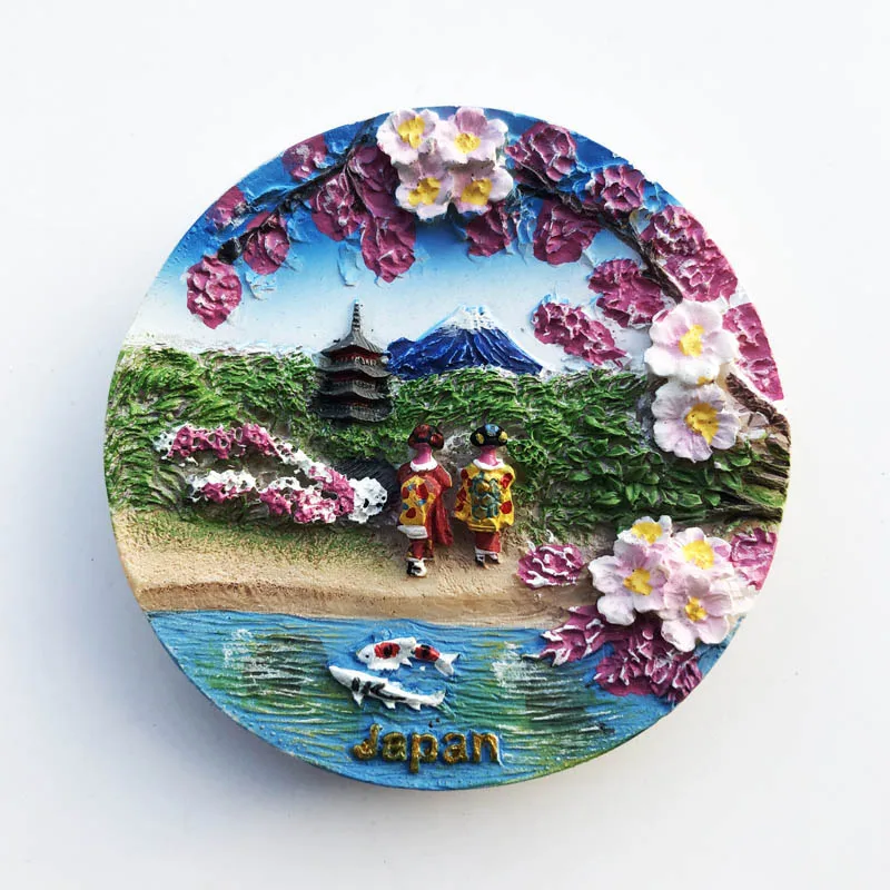 

Japan Fridge Magnets Tokyo Tourist Souvenirs Fridge Stickers Home Decor Photo Wall Magnetic Stickers Wedding Gifts