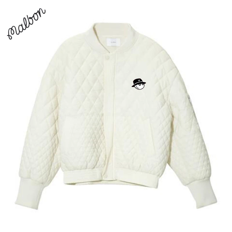 New Women's Golf Jacket Down Cotton Jacket Autumn And Winter Women's Golf Jacket Horse Golf Jacket Women's Windbreaker Malbon
