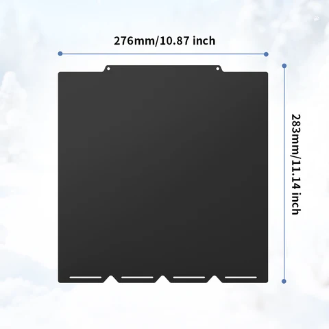 Конкулярная пластина для Snapmaker U1 270x270 мм PLA PETG Cool Bed OMG Холодная пластина Unmatched Adhesion U1 Цветные аксессуары для 3d-принтеров