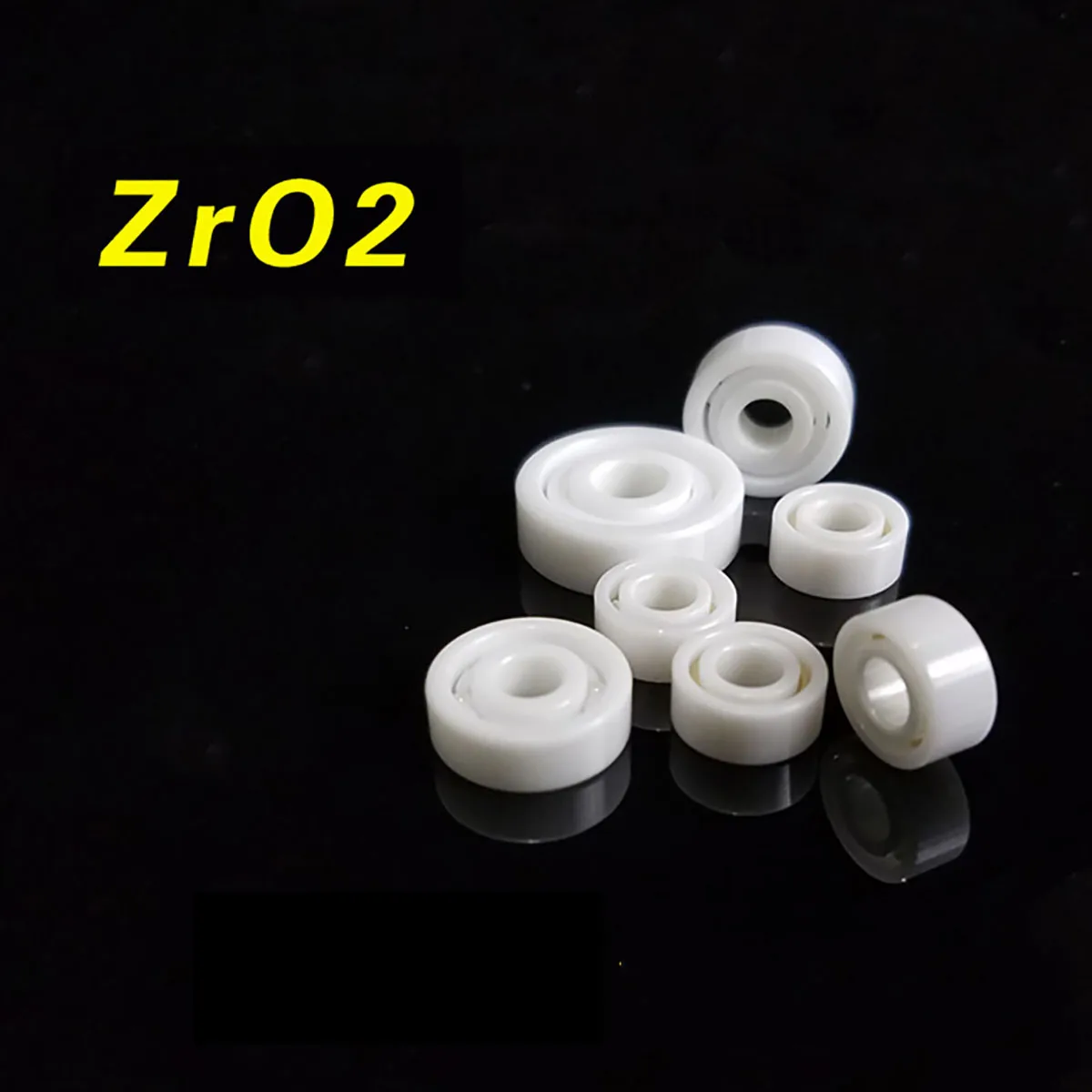 

1Pc Miniature All Ceramic ZrO2 Bearing Type 603 604 605 606 607 608 609 683 684 685 Self-Lubricating High Temperature Resistance