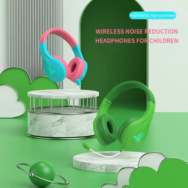 

5.1 Low Delay Game Wireless Headset -compatible Headset Childrens Earphone With Mic Music Earphones Wired Headphones
