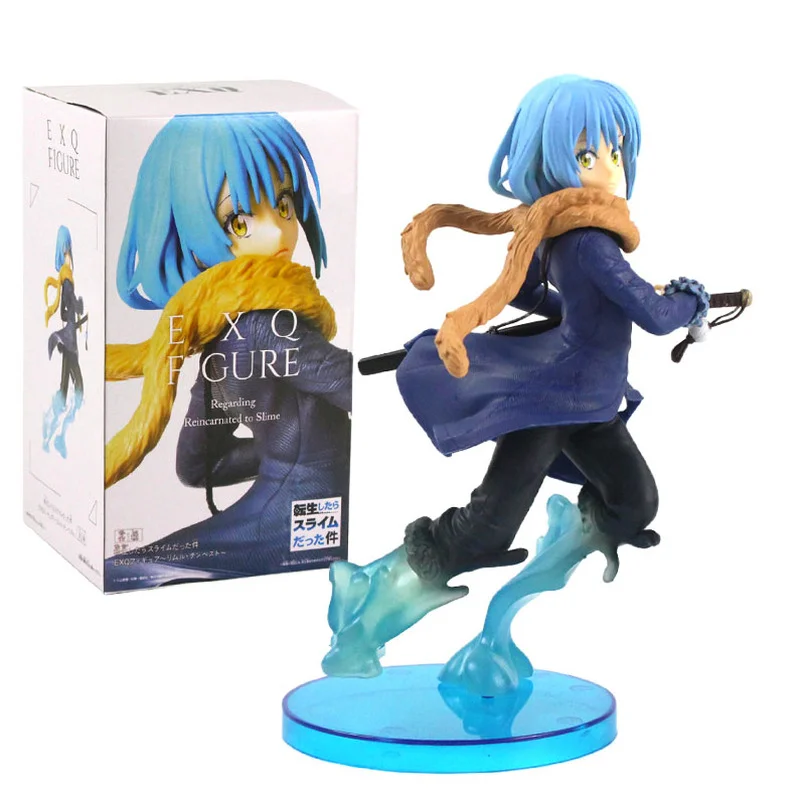 

Фигурка EXQ 20 см в тот раз, когда я получил реконцентрированную форму как Лизун, аниме римуру Темпест, ПВХ экшн-фигурка, Коллекционная модель, ...