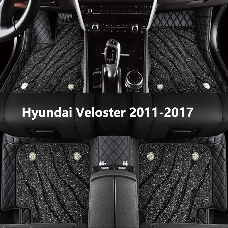 

Автомобильные коврики на заказ для Hyundai Veloster 2011, 2013, 2015, 2016, 2017, высококачественные автомобильные аксессуары, коврик для защиты салона автомобиля