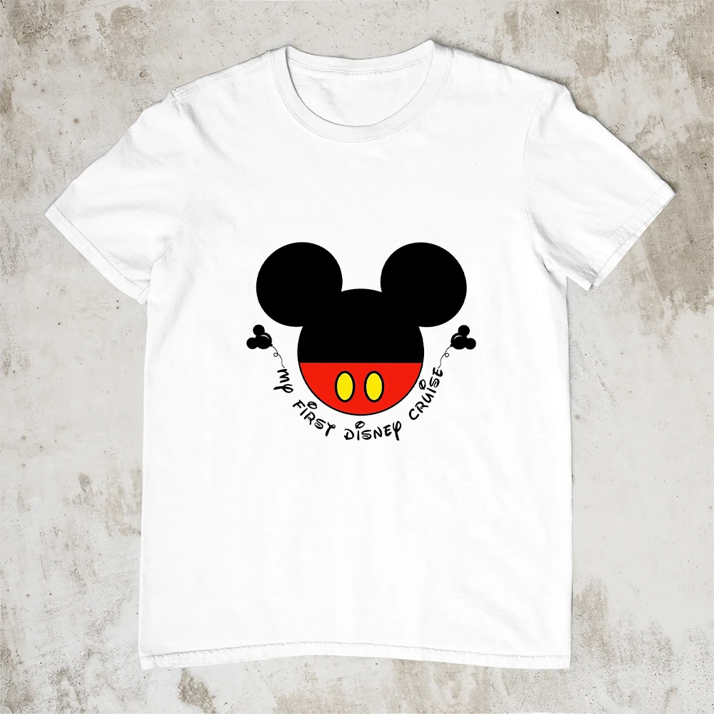 

Mickey Mouse Disney Cruise Woman T-shirts Summer 2023 Fashion Trend Disneyland Travel Clothes Women's Tops Tees Free Shipping