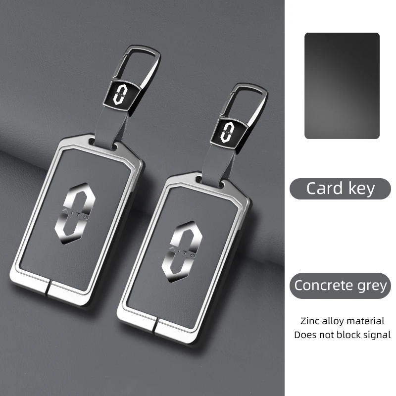 

Автомобильный чехол для смарт-карт, кожаный брелок для ключей, сумка для Aito M5 M7 M9, защитный чехол из цинкового сплава, брелок для ключей, автоаксессуары