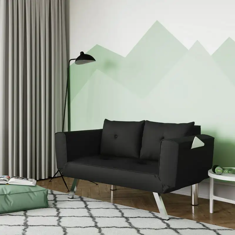

with Sleeper, Black Fabric