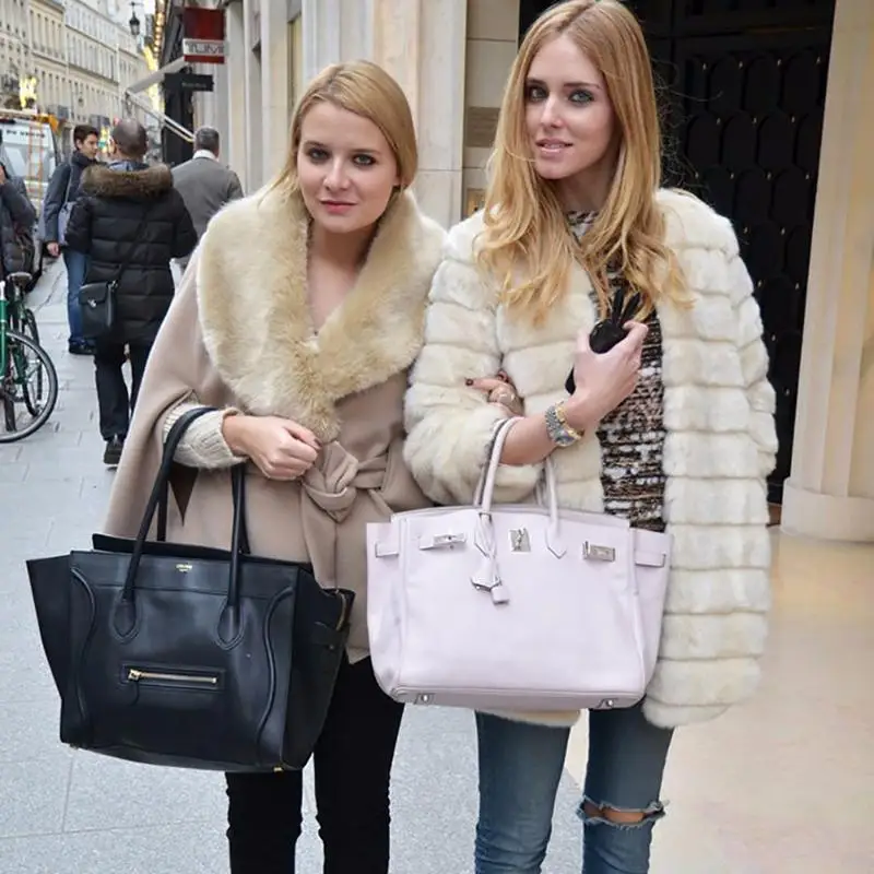 Women Faux Fur Coat Winter Casual Plus Size Fur Jacket Female Tracksuit Thick Warm Overcoat Women Long Sleeve Casaco Feminino XL