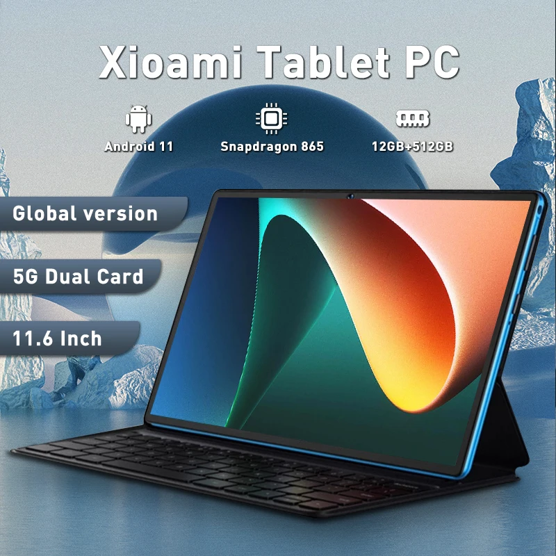 

Новинка 2022, Оригинальный планшет на базе Android, Snapdragon 865, планшетный ПК, двойная SIM-карта, заказ, Wi-Fi, GPS, HD, 4K, планшет Pro