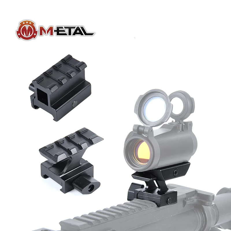 

Quick Release Rifle Scope Riser MRO T1 T2 Red Dot Scope Mount Adapter Weaver Picatinny Rail Scope Mount Gun Airsoft Accessories