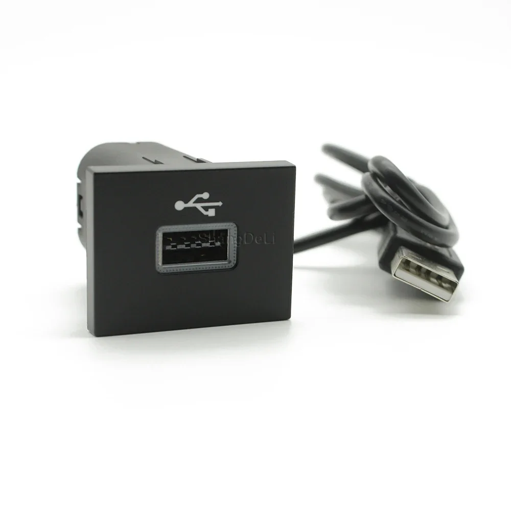 

Автомобильный черный USB-входной адаптер, аудио-радио, u-диск, разъем для вспышки, интерфейсный кабель для Ford Focus 2 Mk2 2009-2011