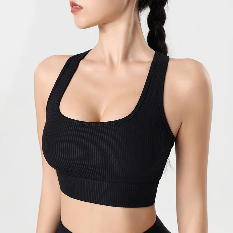 

Women's Gym Clothing Youthful-looking Sports Bra Defined Women Underwear Perspiration Resistant Fitness Top beautiful back Top