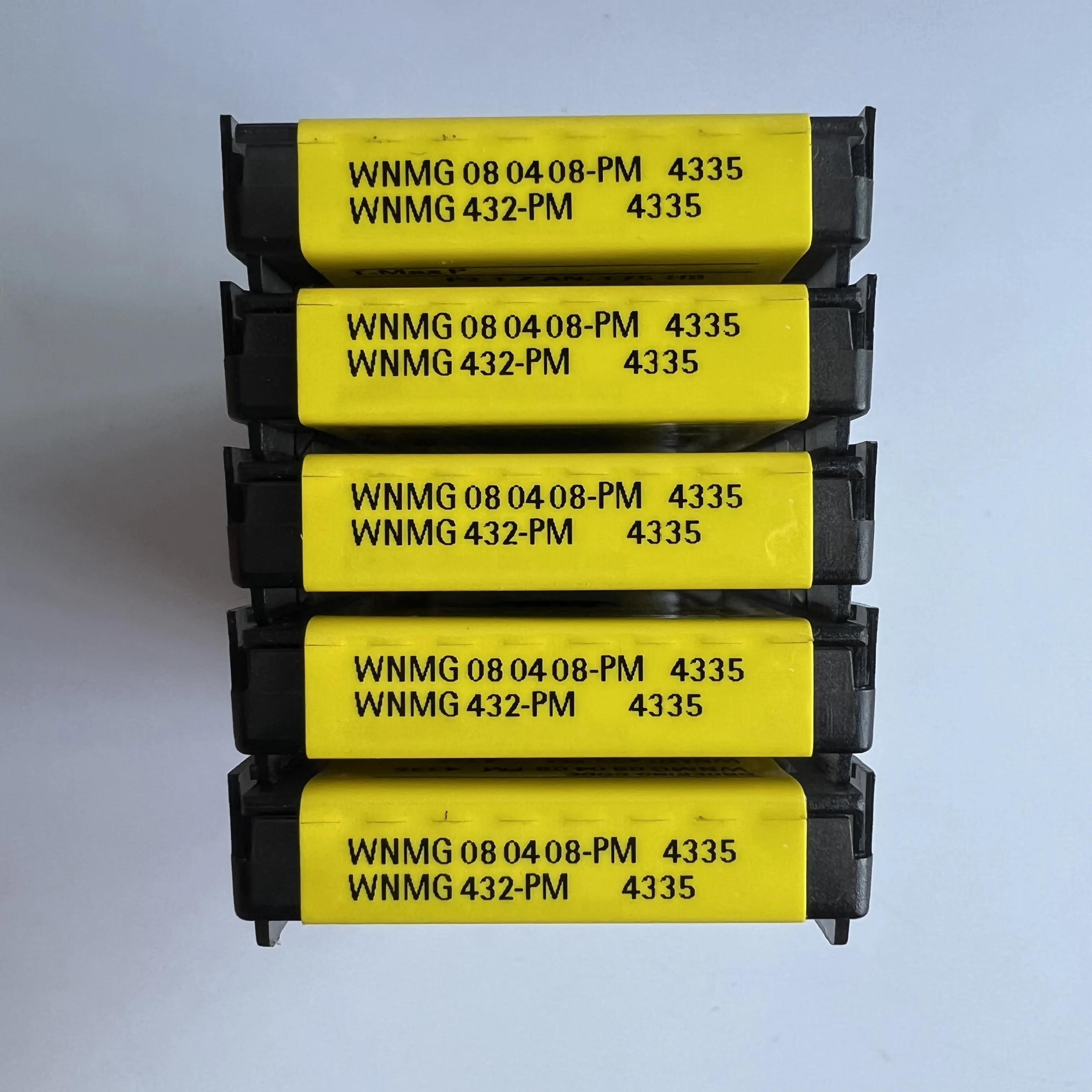 10 шт. карбидные лезвия CNC WNMG080408-PM 4335