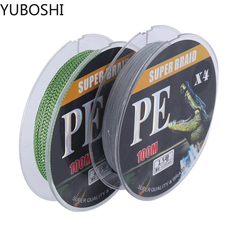 

2022 Brand New 4 Strand Braided High Quality Fishing Line 15LB-95LB Anti-corrosion Smooth Multifilament Line Fishing Tackle