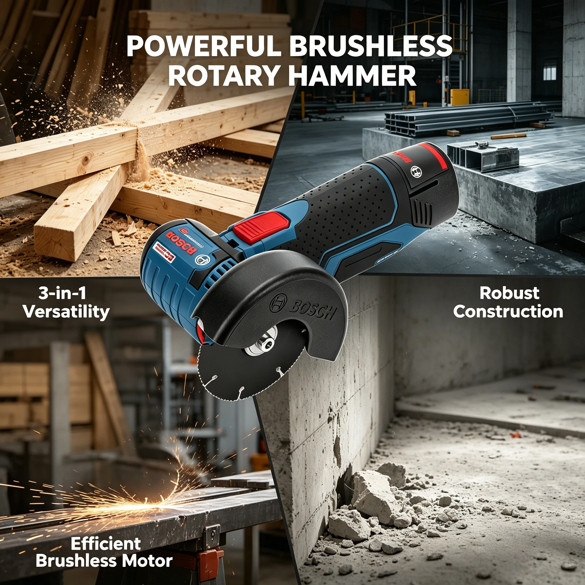 Фото Новая мини-шлифовальная машина Bosch GWS 12V-76, с фиксатором шпинделя для быстрой замены дисков, прочный корпус для домашнего и легкого профессионального использования №3