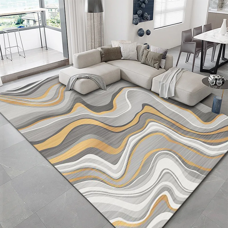 

Nordic Style Soft Abstract Pattern Carpets for Living Room Large Size Area Rug for Bedroom Home Window Balcony Floor Mats Tapis