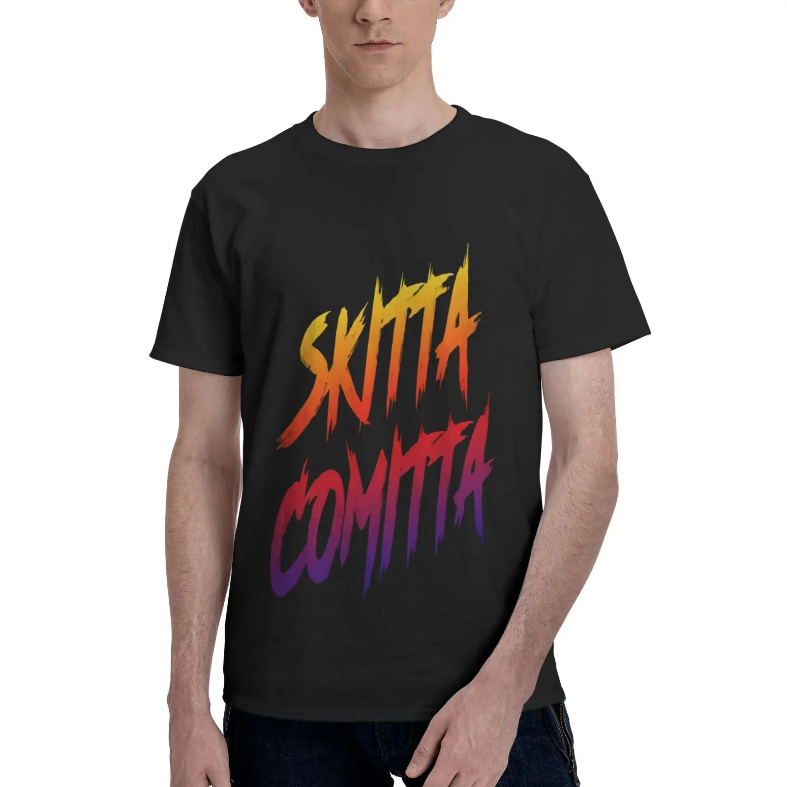 

Популярная безразмерная Мужская футболка Skitta xenta 2523, футболки с рисунком аниме для мужчин, мужская футболка, Мужская футболка с рисунком ман...