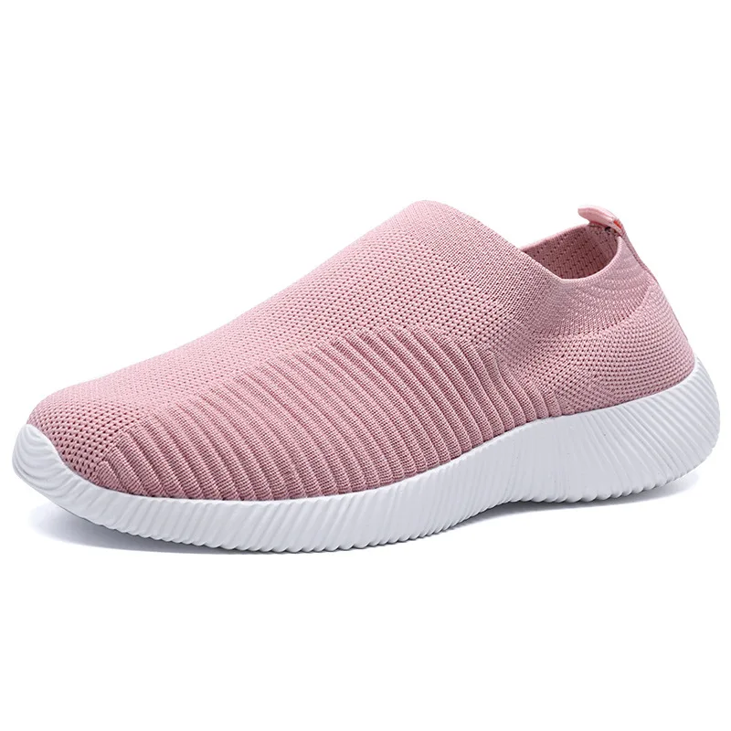 

Women Vulcanized Shoes Flat Slip on Shoes Woman Lightweight White Sneakers Summer Autumn Casual Chaussures Femme Basket