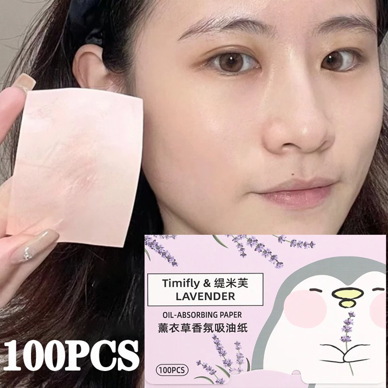

100Pcs/box Face Oil Blotting Paper Protable Matting Face Wipes Facial Cleanser Oil Control Oil-absorbing Face Cleaning Tools