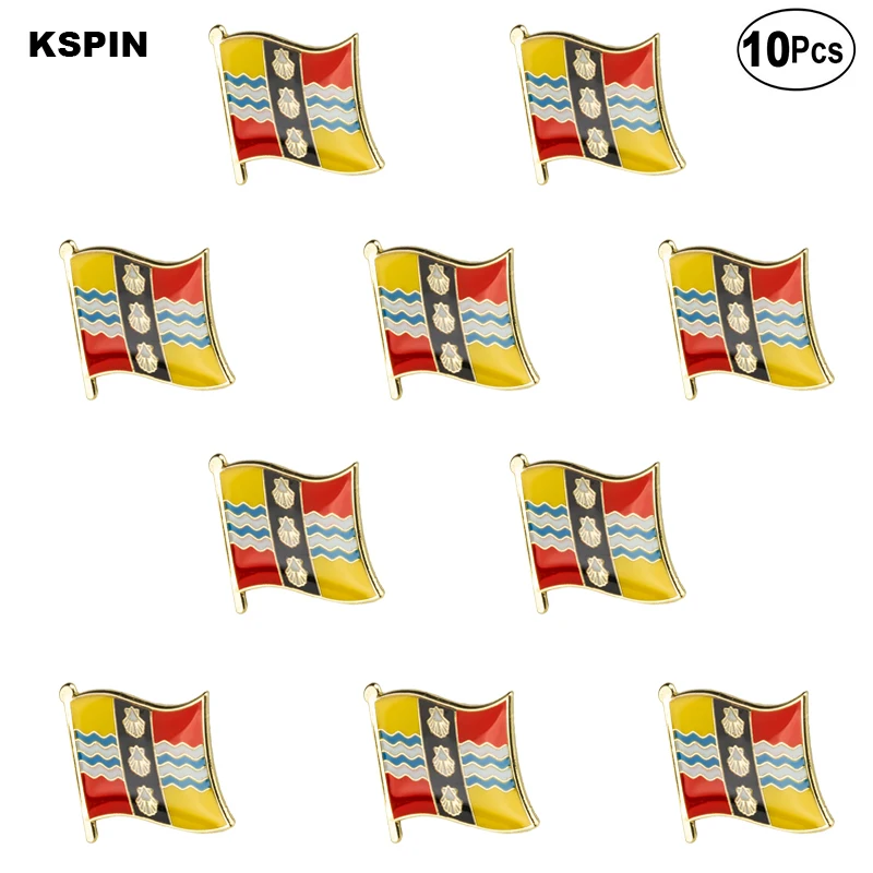 

BEDFORDSHIRE Lapel Pin Flag badge Brooch Pins Badges 10Pcs a Lot