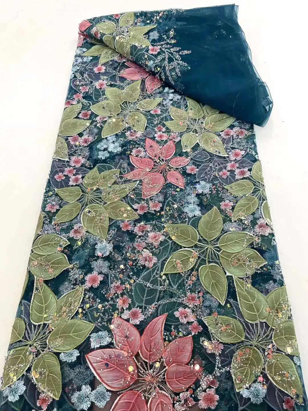 Роскошная искусственная ткань свадебная высококачественные свадебные ткани