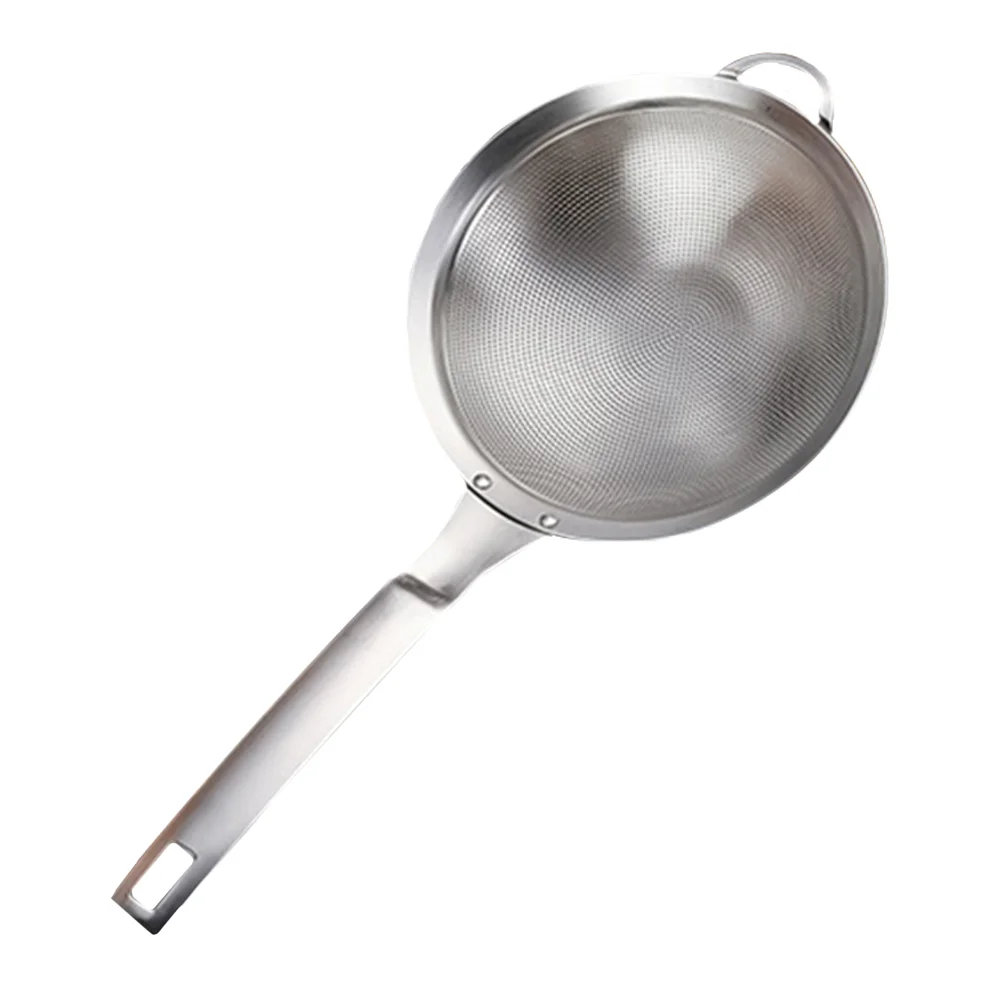 

Skimmer Strainer Spoon Stainless Steel Food Baking Kitchen Colander Fine Mesh Wire Filtering Tool Sieve Sifter Ladle