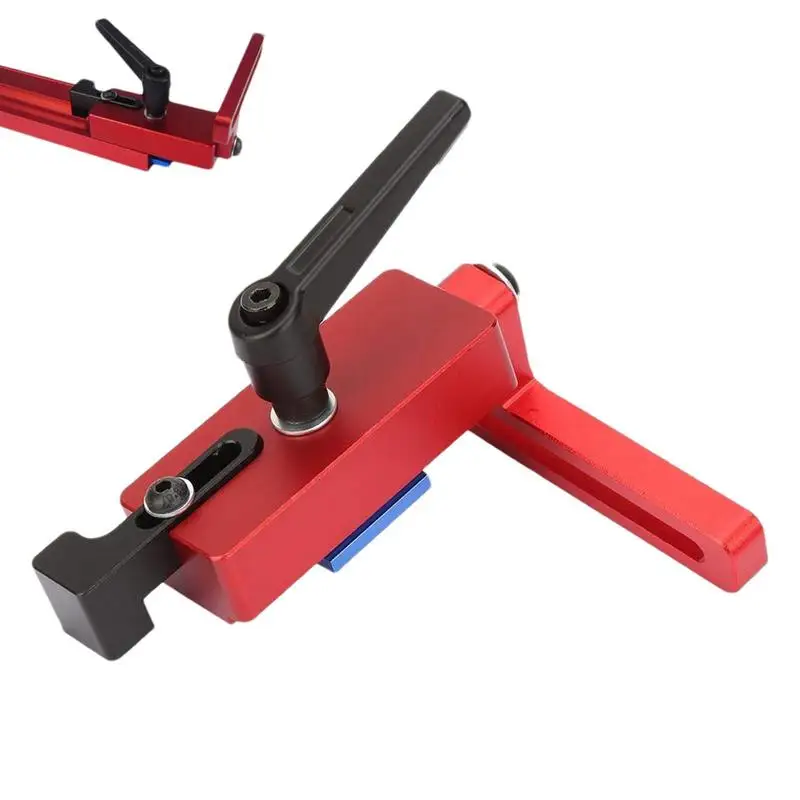 

T Track Fence Stop T Track Sliding Limiter Aluminum Alloy T-Track Woodworking Limiter Hand Tools 45 Type Woodworking DIY Tools
