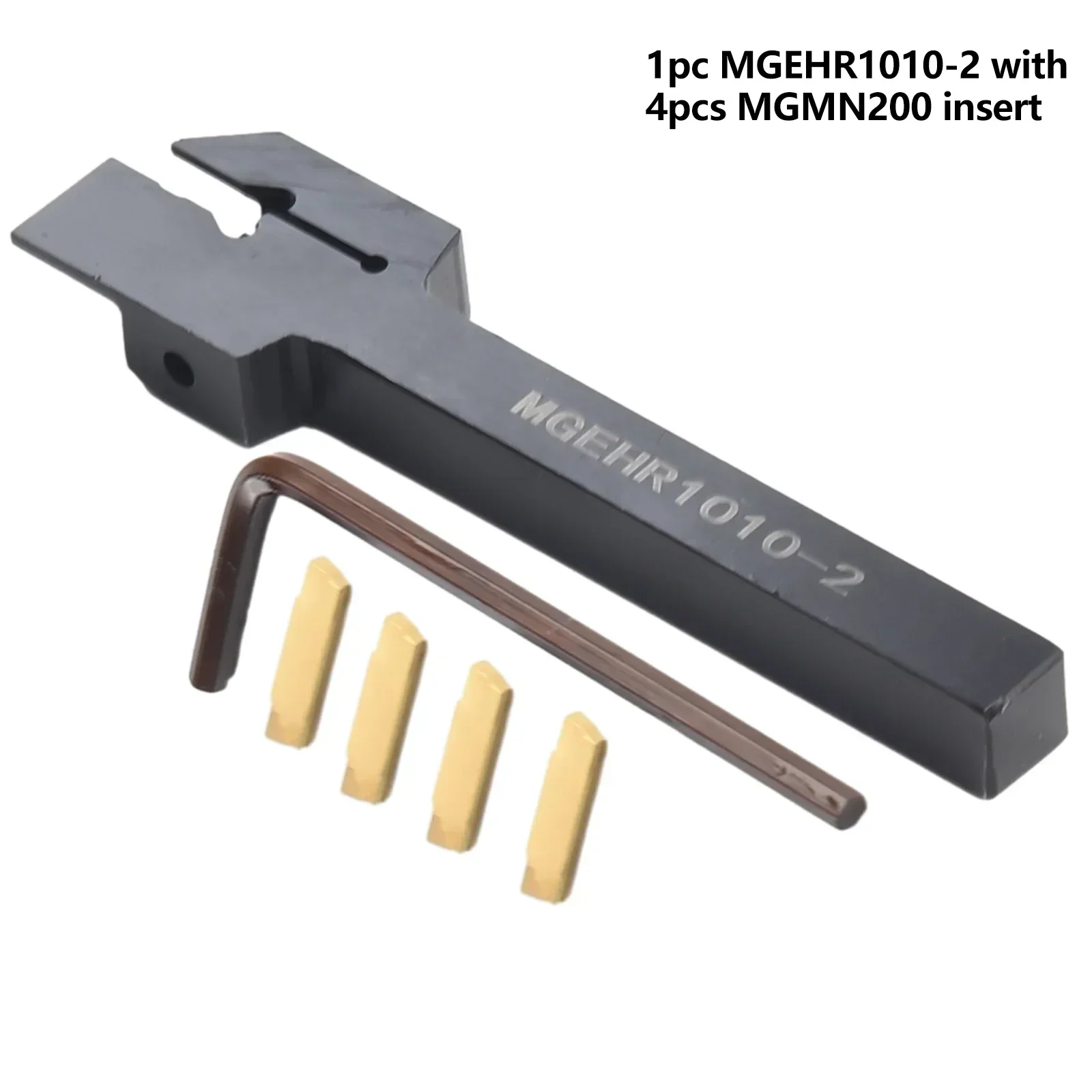 Держатель токарного инструмента с хвостовиком MGEHR1010102 10 мм 4 шт. отрезная вставка