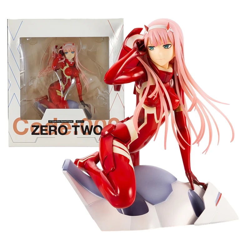 

Darling in the Franxx Anime 15cm Figure Driving Suit Zero Two 02 Action Figure PVC Collectible Model Doll Classic Ornaments Toys