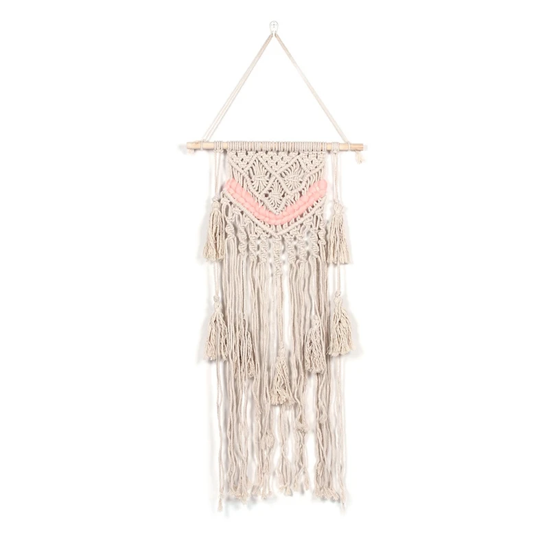 

Макраме настенная подвесная ручная работа гобелен в стиле бохо украшение для дома аксессуары скандинавский арт кисточка для квартиры обще...