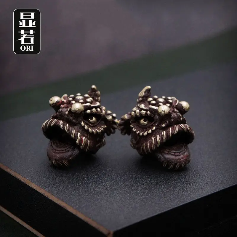 XIANRUO ручная работа студия китайский танец Лев нож бусины подвеска подвижные