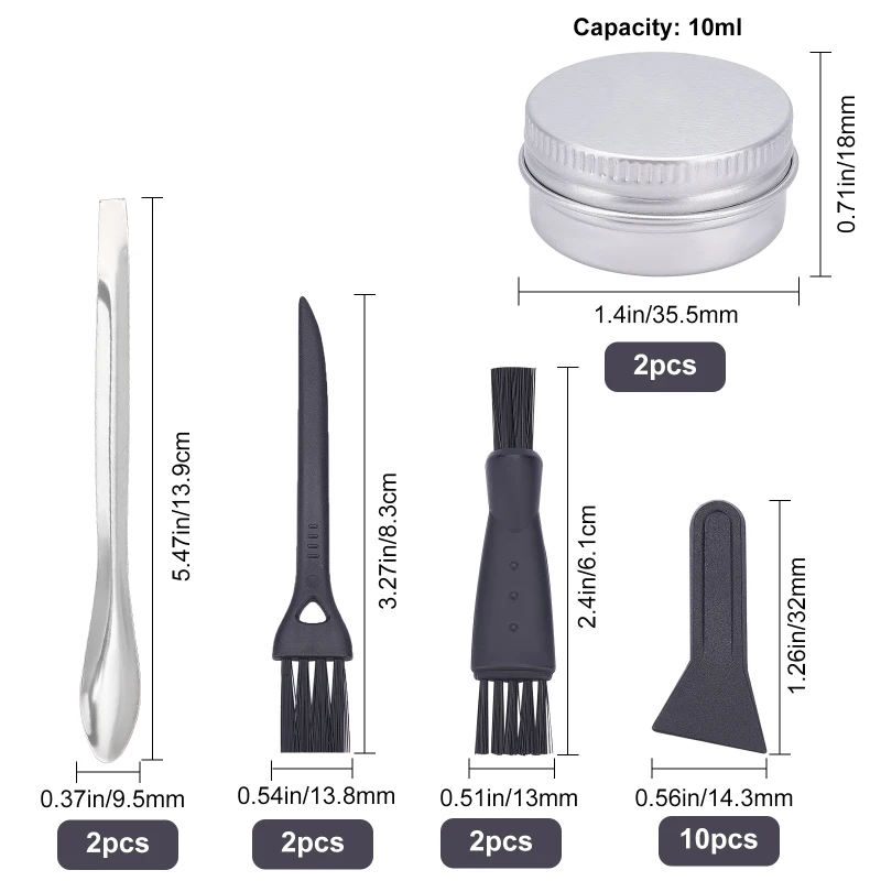 

Набор скребков для пыльцы из пластика